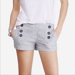 Express Linen Sailor Shorts